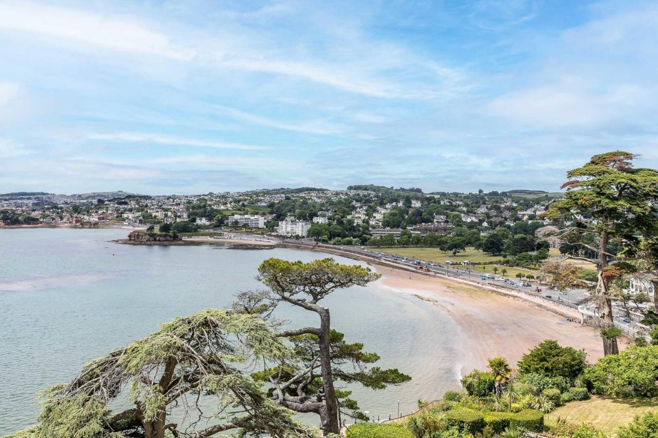 A7 Masts - Striking Beach Bolthole Apartment With Beautiful Sea Views Private Balcony & Parking Torquay Dış mekan fotoğraf